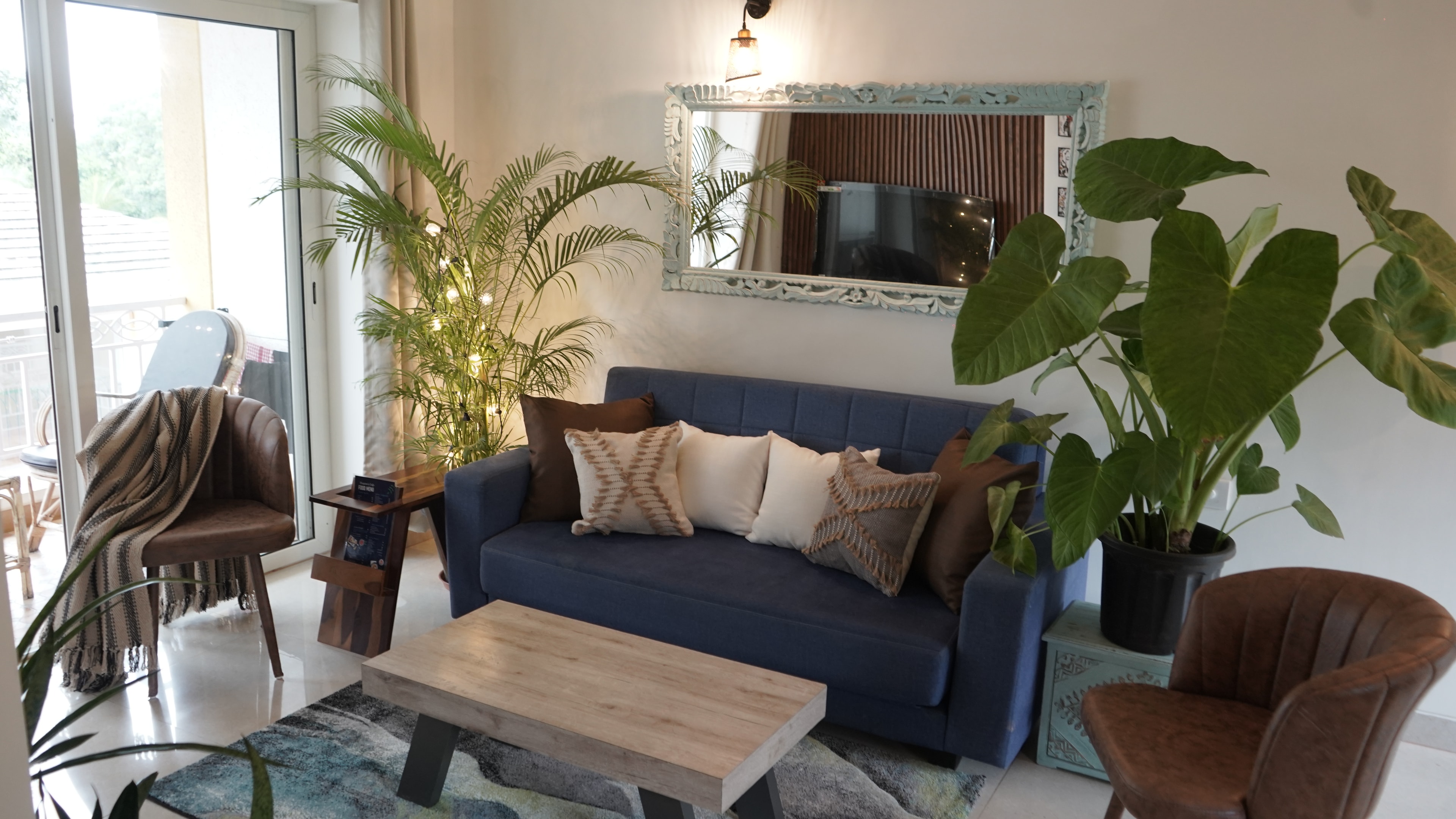 Anjuna Abode 1 — bright coastal holiday flat